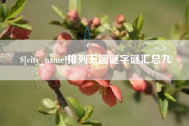 龙岩排列五图谜字谜汇总九