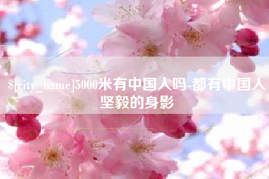 龙岩5000米有中国人吗-都有中国人坚毅的身影