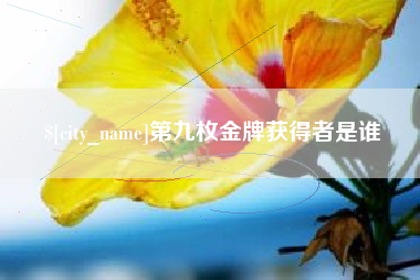 龙岩第九枚金牌获得者是谁