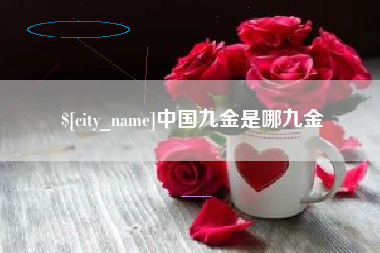龙岩中国九金是哪九金