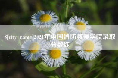 龙岩2021年中国消防救援学院录取分数线