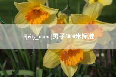 龙岩男子5000米标准