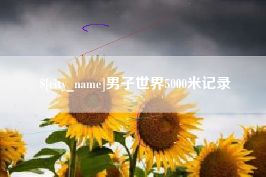 龙岩男子世界5000米记录