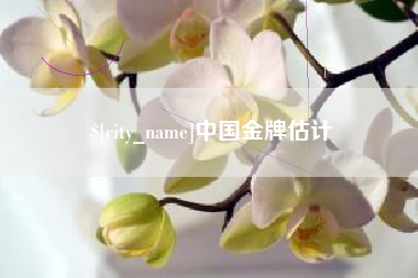龙岩中国金牌估计