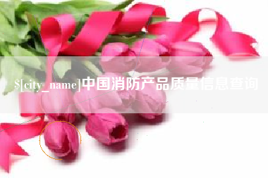 龙岩中国消防产品质量信息查询