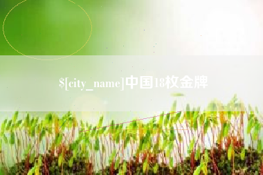 龙岩中国18枚金牌