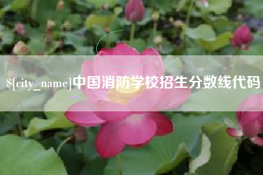 龙岩中国消防学校招生分数线代码