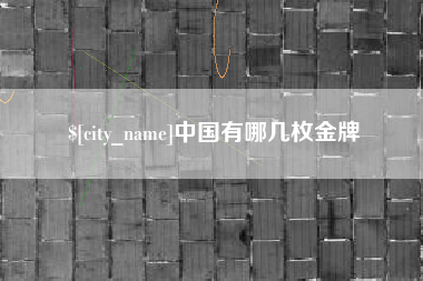 龙岩中国有哪几枚金牌