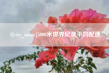 龙岩5000米世界纪录平均配速
