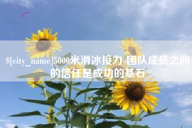 龙岩5000米滑冰接力-团队成员之间的信任是成功的基石