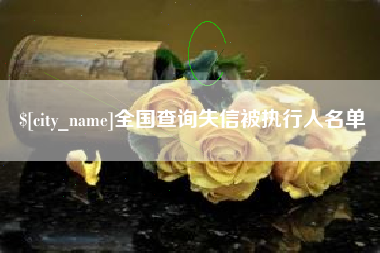 龙岩全国查询失信被执行人名单