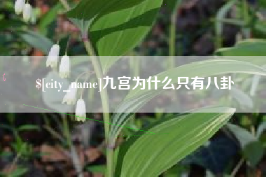 龙岩九宫为什么只有八卦