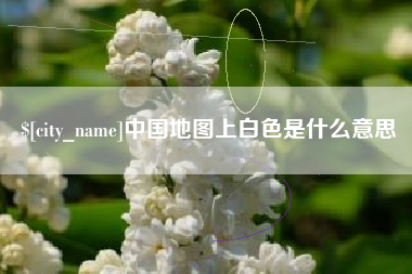 龙岩中国地图上白色是什么意思