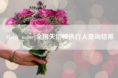 龙岩全国失信被执行人查询结果