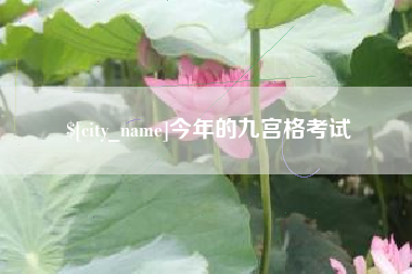 龙岩今年的九宫格考试