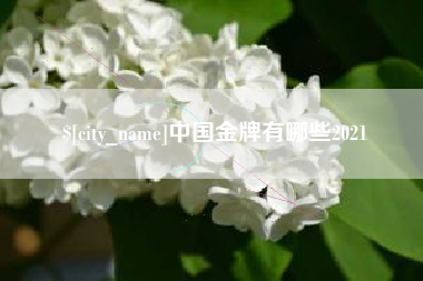 龙岩中国金牌有哪些2021